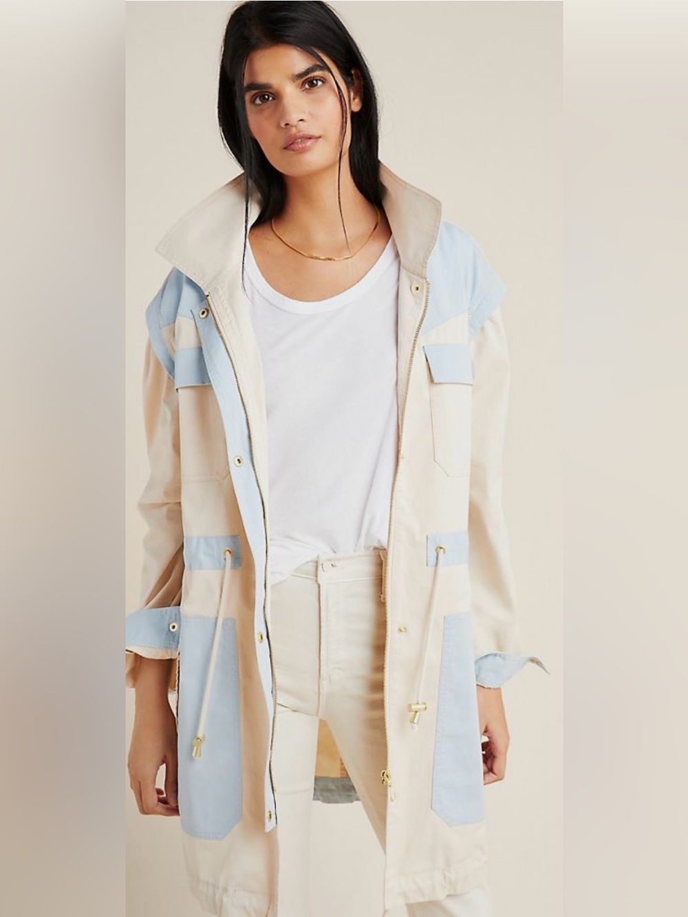 Anthropologie Catelyn colorblocked Jacket.L